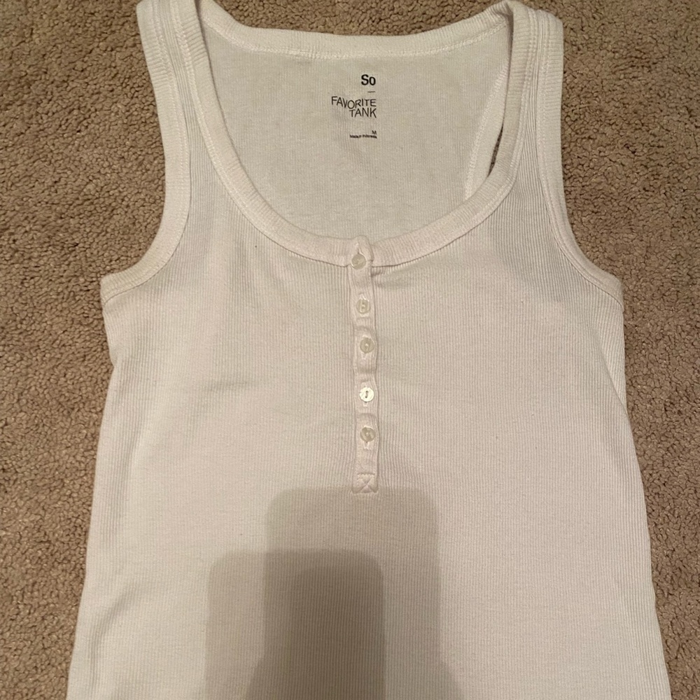 White tank top